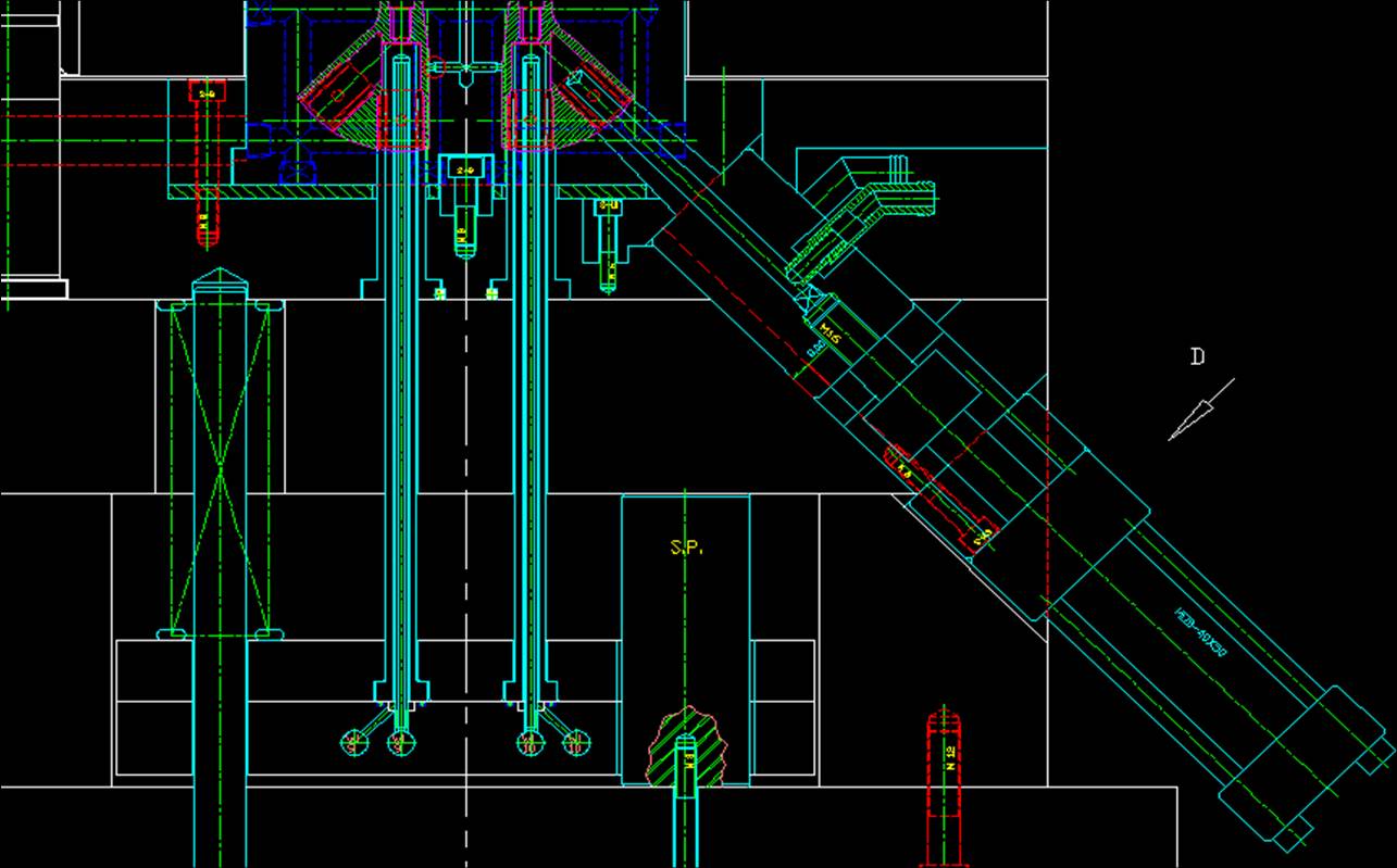 angle hydraulic